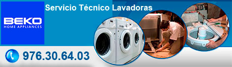 Servicio técnico de lavadoras Beko en Zaragoza