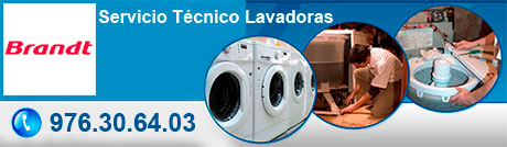 Servicio técnico de lavadoras Brandt en Zaragoza