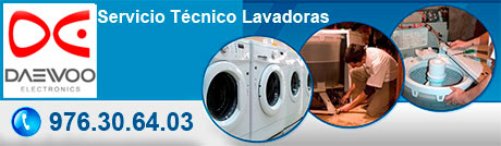 Servicio técnico de lavadoras Daewoo en Zaragoza