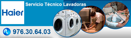 Servicio técnico de lavadoras Haier en Zaragoza