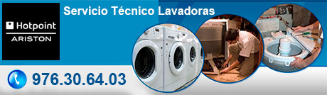 Servicio técnico de lavadoras Hotpoint en Zaragoza