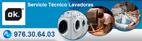Servicio técnico de lavadoras Ok en Zaragoza