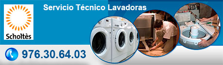 Servicio técnico de lavadoras Scholtes en Zaragoza