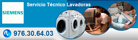 Servicio técnico de lavadoras Siemens en Zaragoza