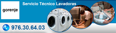 Servicio técnico de lavadoras Gorenje en Zaragoza